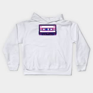 Bisexual Flag Cassette Kids Hoodie